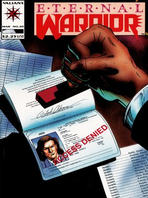 cover image of Eternal Warrior (1992), Issue 20